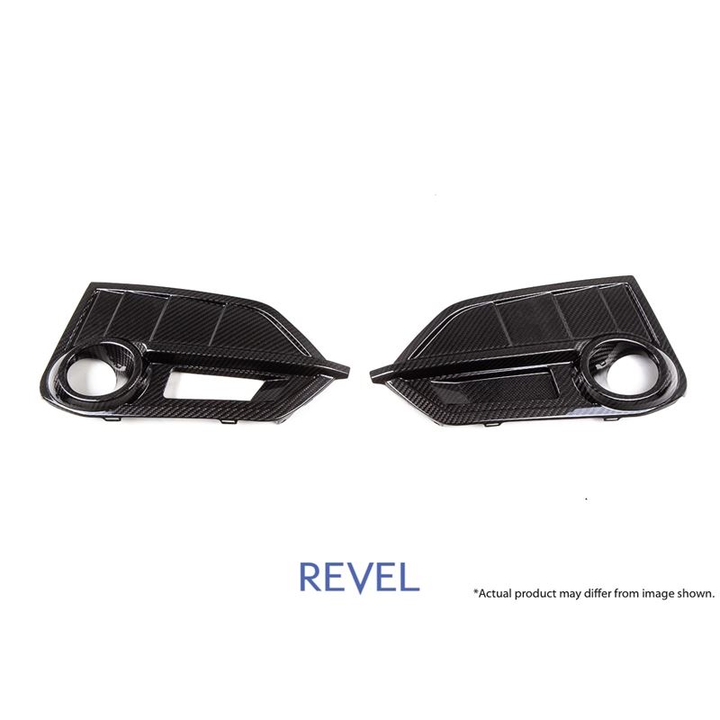 Revel GT Dry Carbon Front Fog Light Covers for Hon