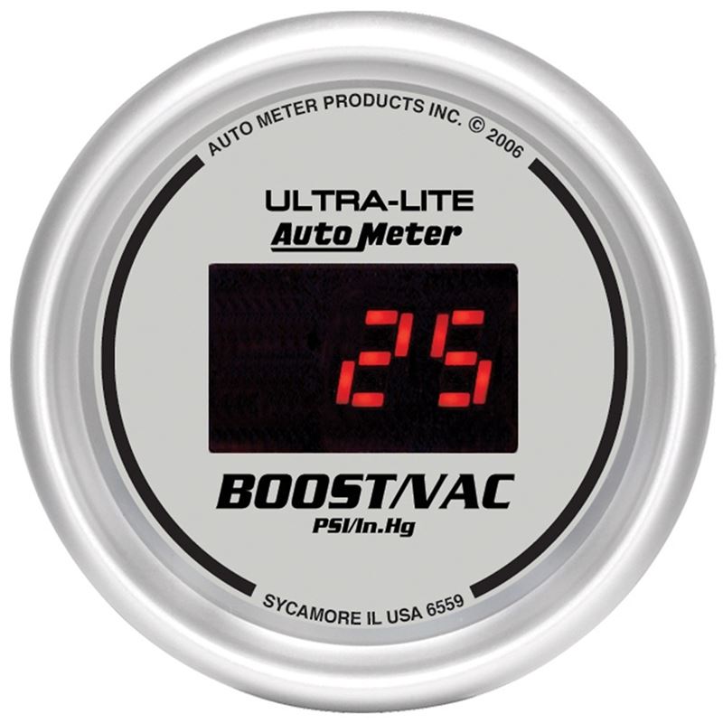 AutoMeter Ultra-Lite 2-1/16in 30INHG-30PSI Digital