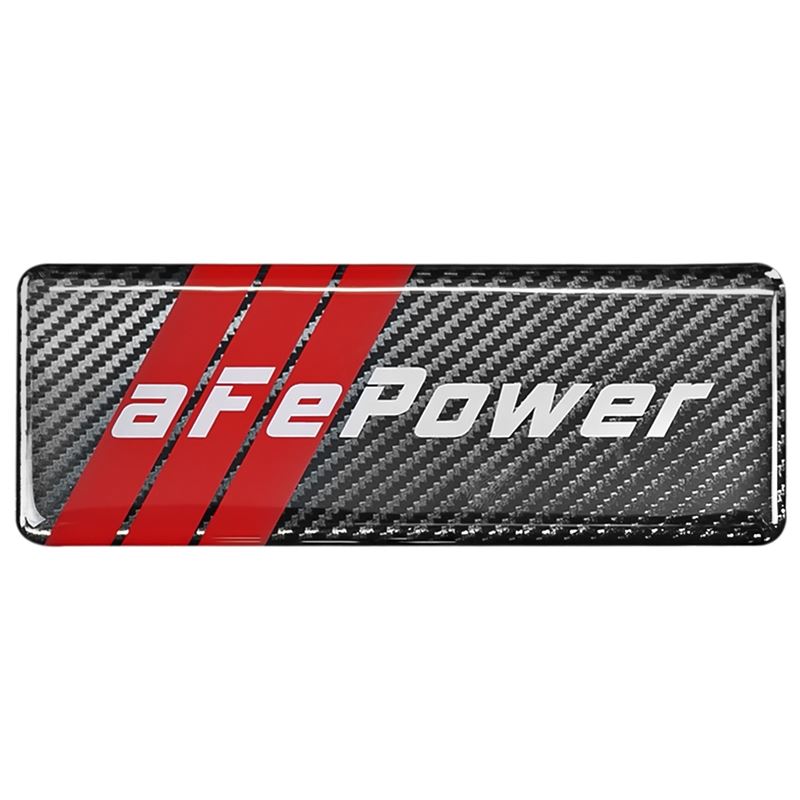 aFe POWER Motorsports Logo Urocal; Carbon Fiber 1.