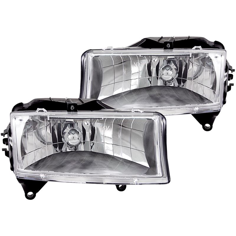 ANZO 1997-2004 Dodge Dakota Crystal Headlights Chr