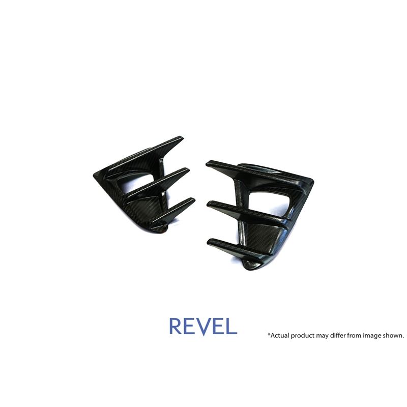 Revel GT Dry Carbon Front Fog Light Covers 2017-20