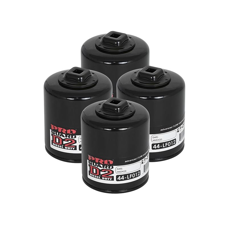 aFe Pro GUARD D2 Oil Filter (4 Pack) (44-LF012-MB)