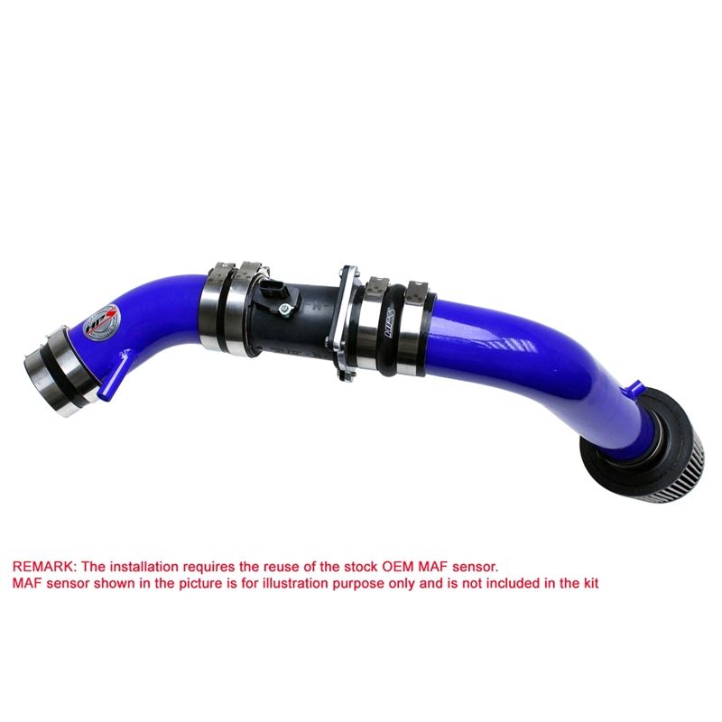 HPS Blue Cold Air Intake Kit Cool Long Ram CAI (Co