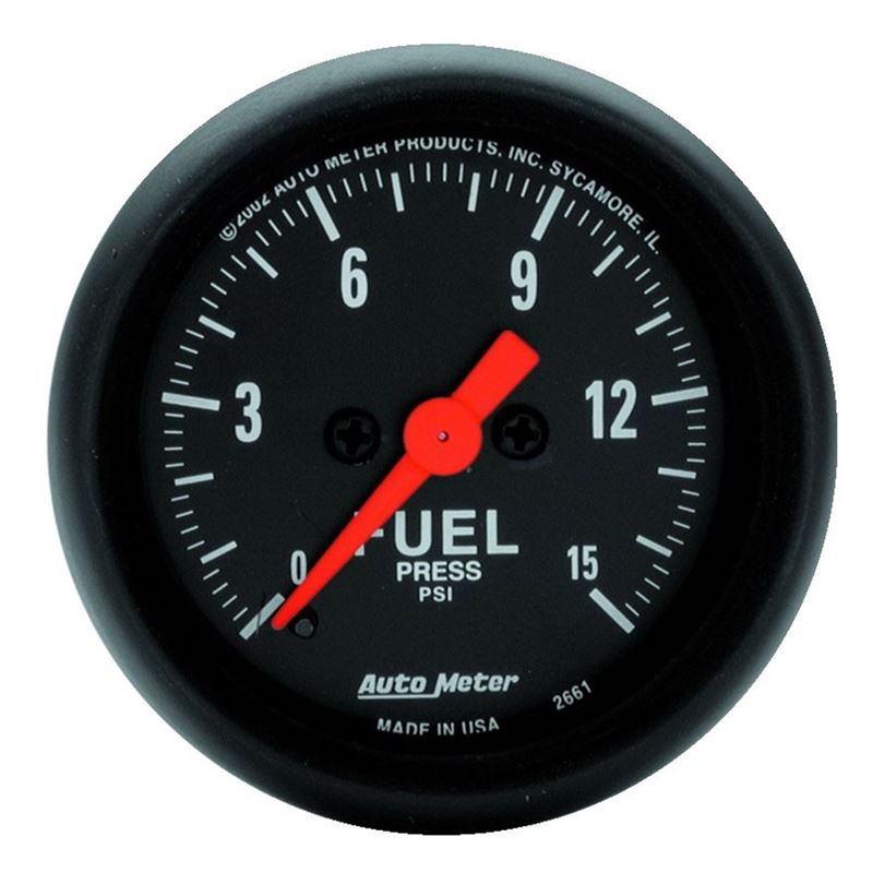 AutoMeter 2 1/16in 0-15 PSI Fuel Pressure Gauge Di