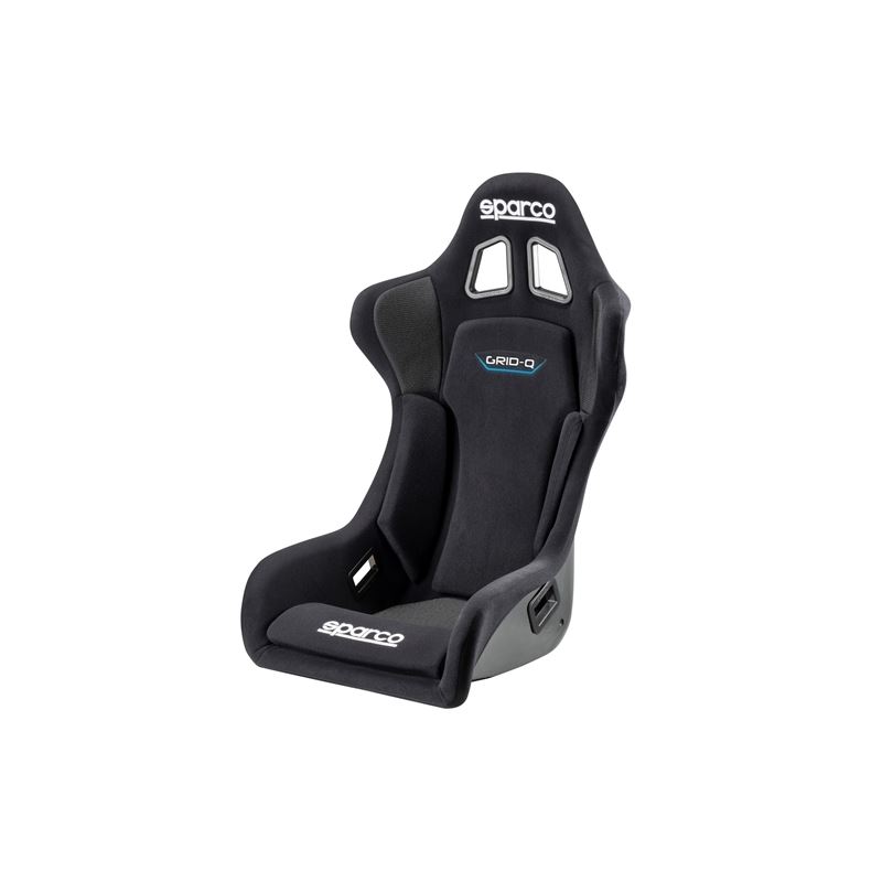 Sparco Grid Q Racing Seats, Black/Black Cloth with