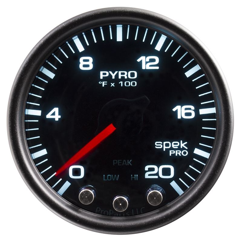 AutoMeter Spek-Pro Gauge Pyro.  2 1/16in 2000f Ste