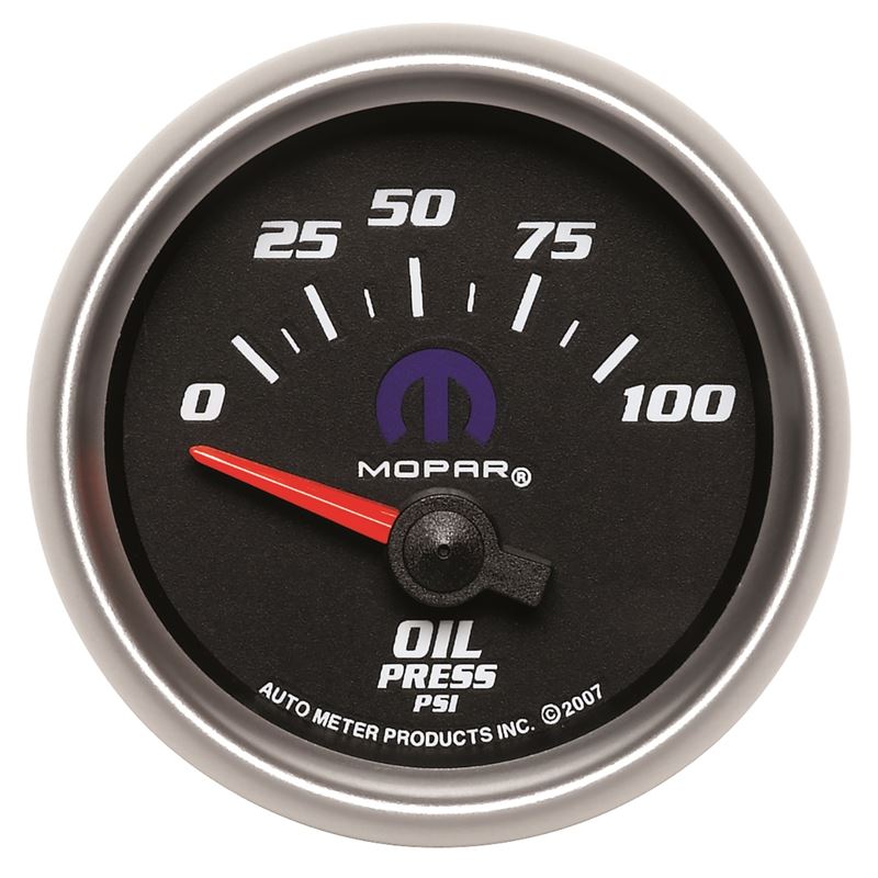 AutoMeter Mopar 52.4mm SSE 0-100 PSI Oil Pressure