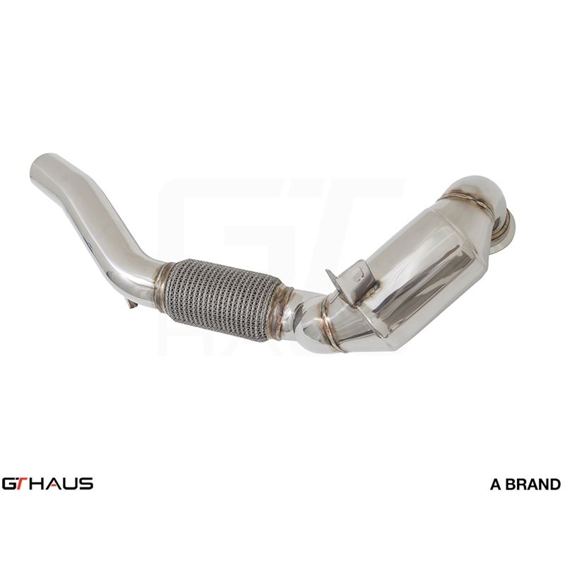 GTHAUS Down Front Pipe (Catless)- Stainless- VW032