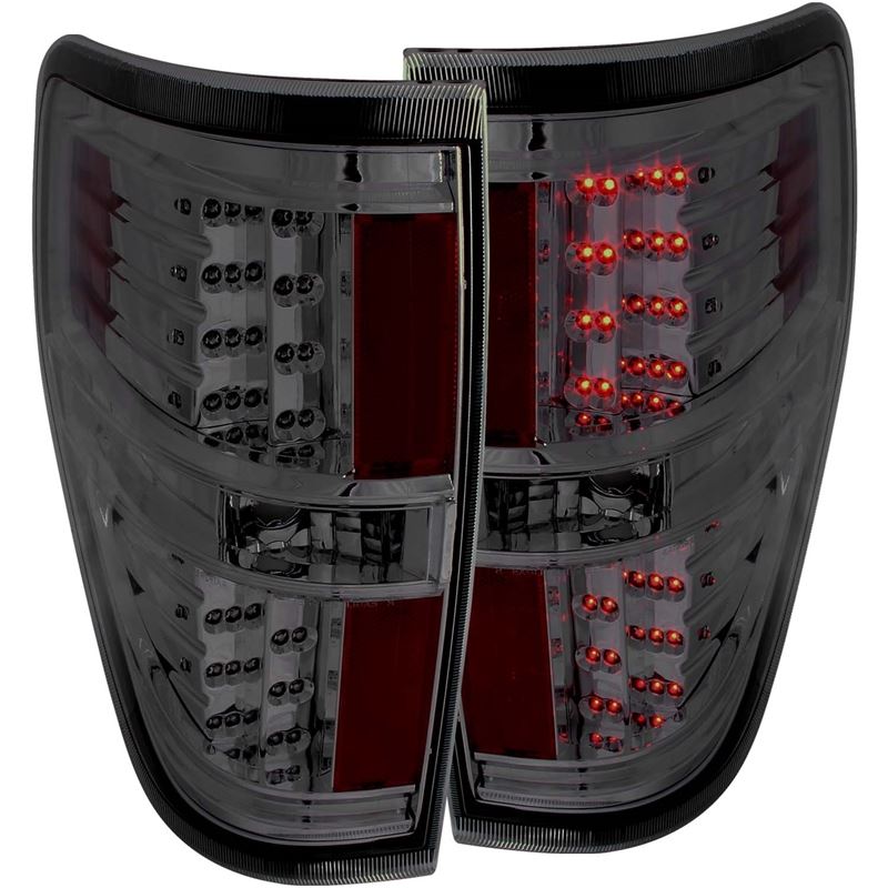 ANZO 2009-2014 Ford F-150 LED Taillights Smoke (31