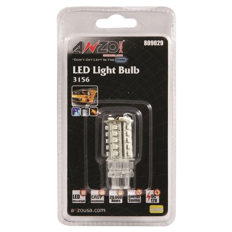ANZO LED Bulbs Universal 3156/3157 Amber (809029)