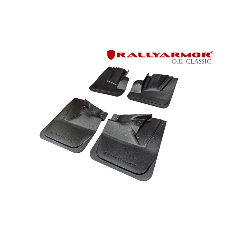 Rally Armor Black Mud Flap/Black Logo for 2008-201