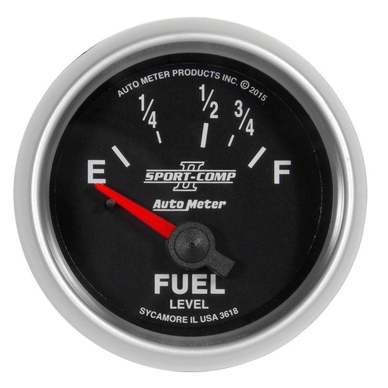 AutoMeter Sport-Comp II Gauge Fuel Level 2 1/16in