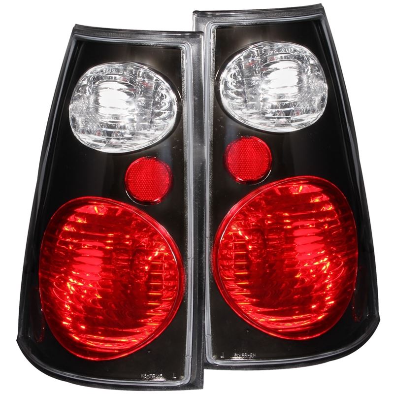 ANZO 2001-2005 Ford Explorer Taillights Black (211