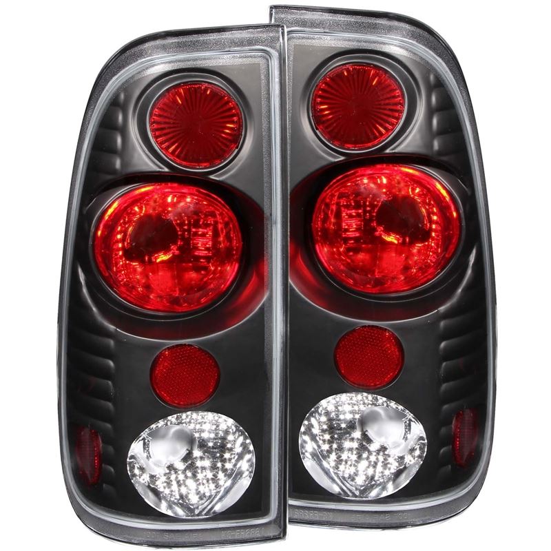 ANZO 1997-2003 Ford F-150 Taillights Black G2 (211