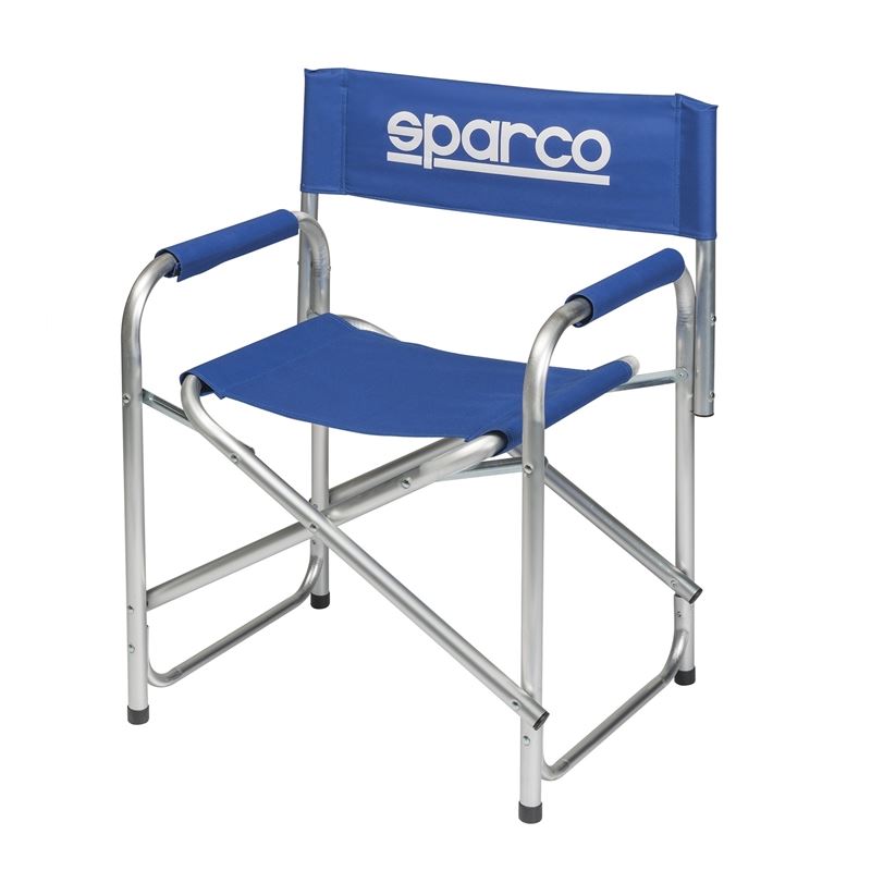 Sparco Directors Chair, Folding, Blue (0990058)