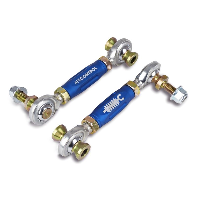 aFe CONTROL Rear Adjustable End Link Set Blue(442-