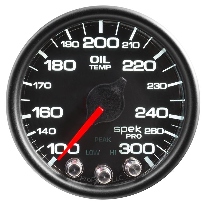 AutoMeter Spek-Pro Gauge Oil Temp 2 1/16in 300f St