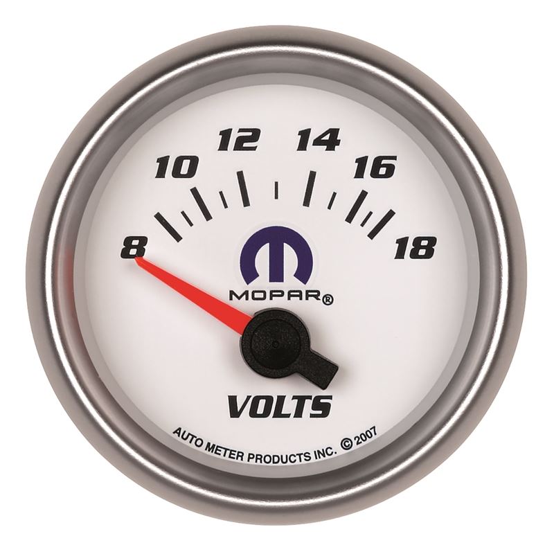 AutoMeter Mopar 52.4mm SSE 8-18 Volts Voltmeter Ga