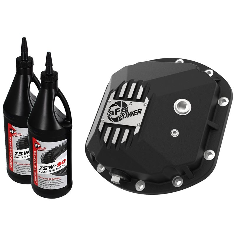 aFe Pro Series Dana 30 Front Differential Cover Bl