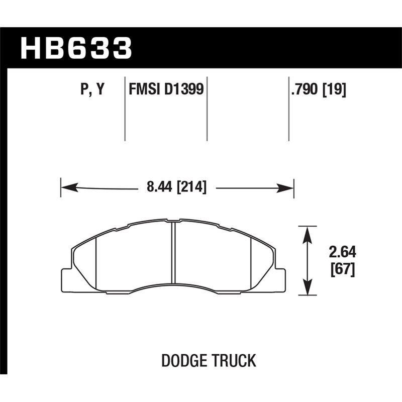 Hawk Performance LTS Brake Pads (HB633Y.790)