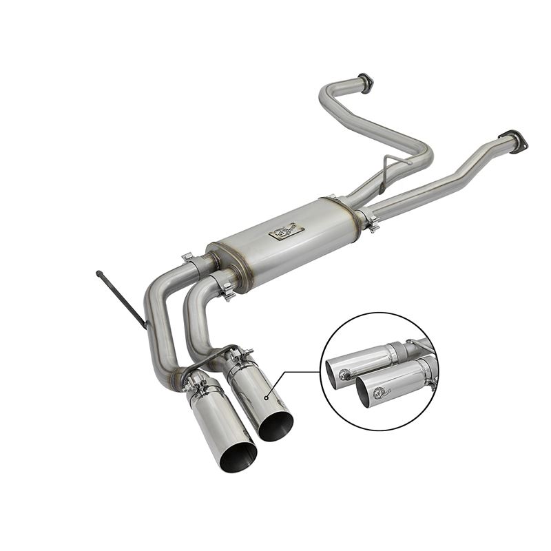 aFe Rebel Series 2-1/2" Cat-Back Exhaust Syst