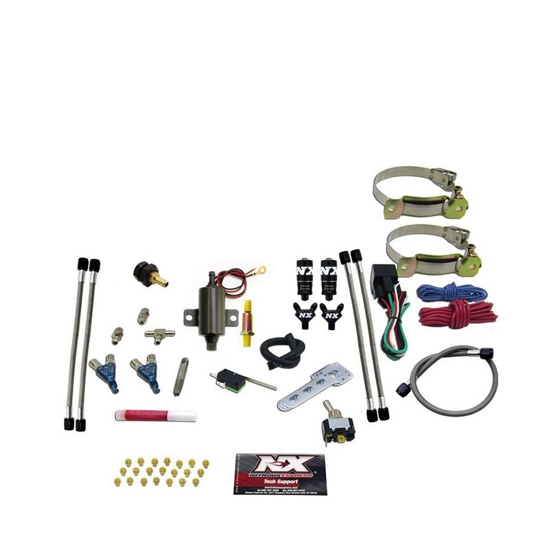 Nitrous Express 2 Cyl Piranha Nitrous Kit w/o Bott