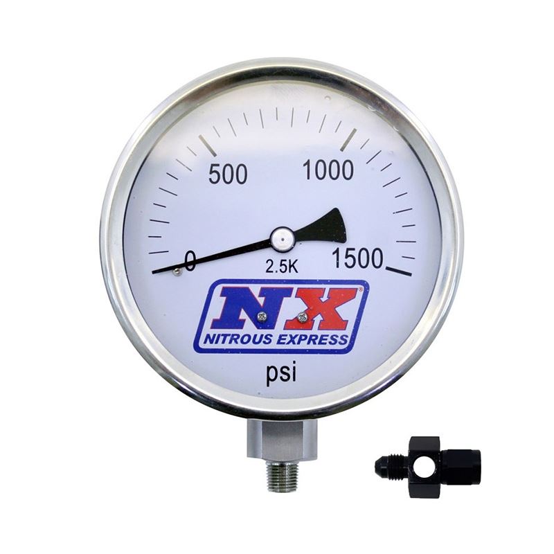 Nitrous Express Nitrous Pressure Gauge 4in-High Ac