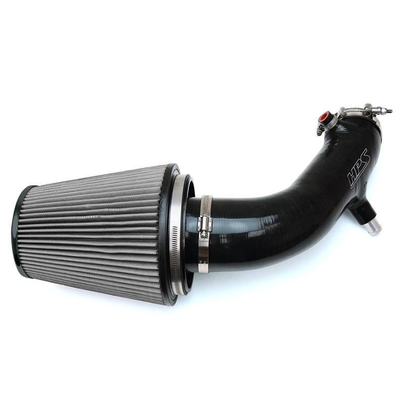 HPS Black Silicone Air Intake Kit Short Cool Ram R