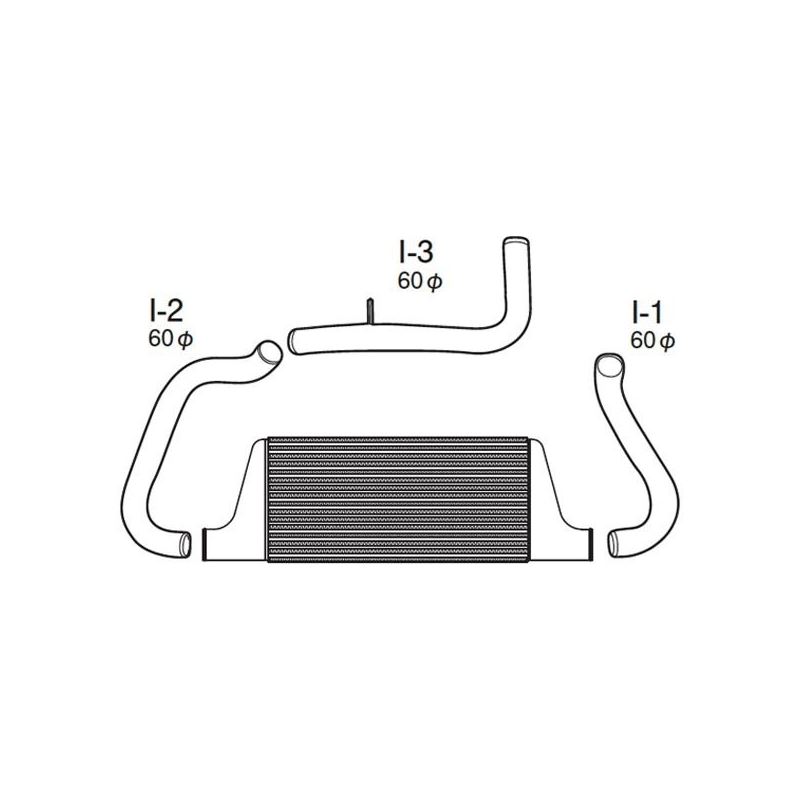 GReddyB? 12020212 - Type 24F Trust Intercooler Kit