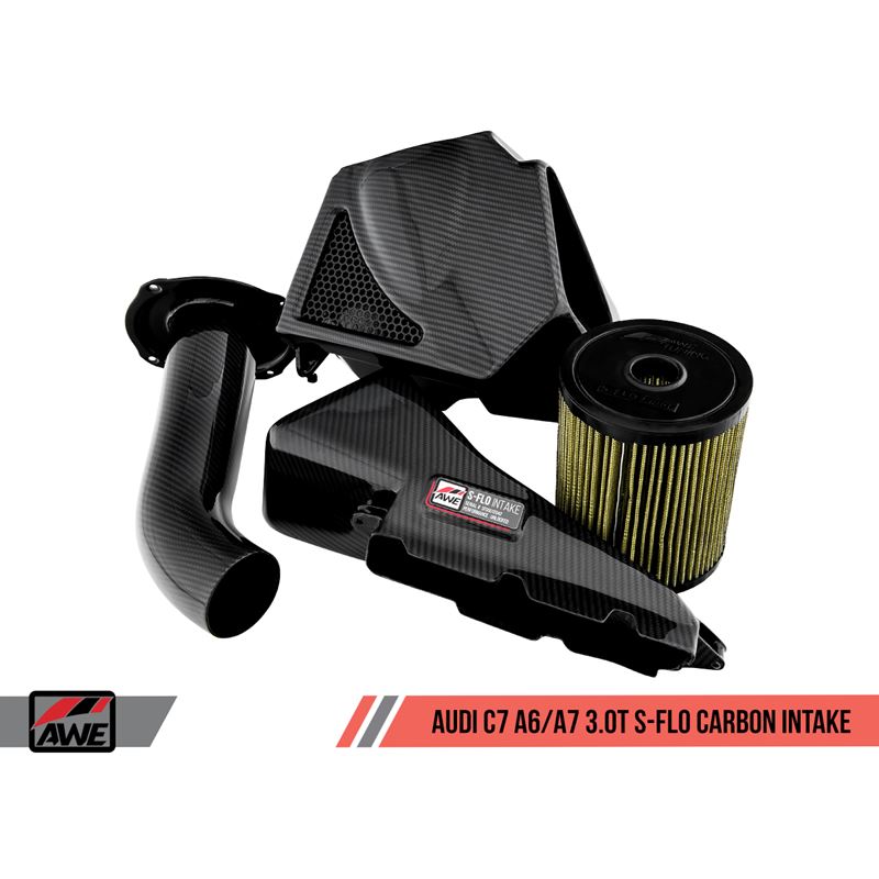 AWE S-FLO Carbon Intake for Audi C7 A6 / A7 3.0T (