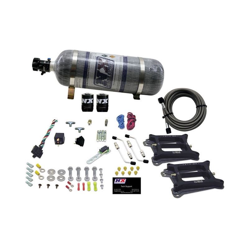 Nitrous Express Dual Holley/Gasoline Nitrous Kit (