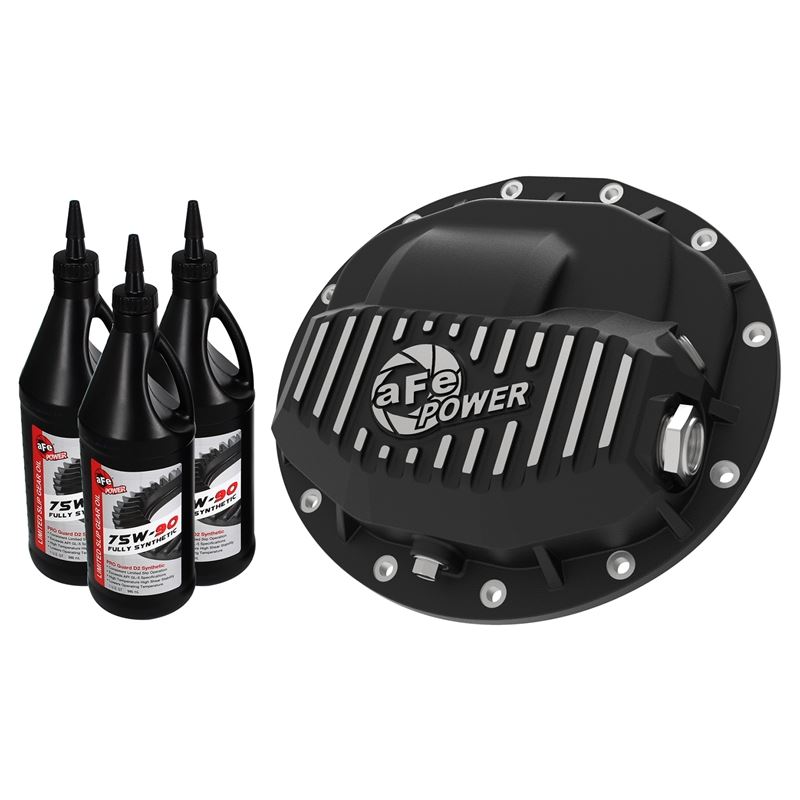 aFe Pro Series Front Differential Cover Black w/ M