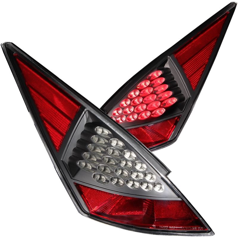 ANZO 2003-2005 Nissan 350Z LED Taillights Black (3