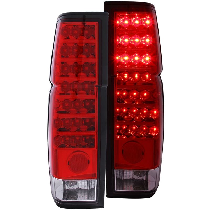 ANZO 1986-1997 Nissan Hardbody LED Taillights Red/