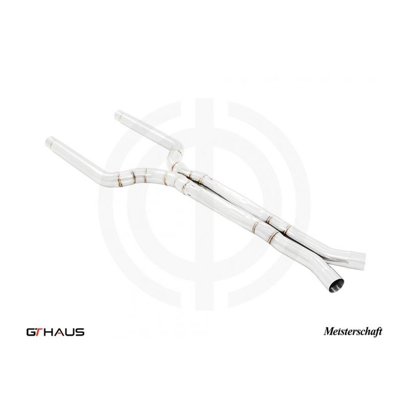 GTHAUS Meistershaft Full Cat-Back LSR Mid Resonato