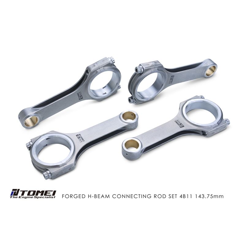 FORGED H-BEAM CONNECTING ROD SET 4B11 143.75mm (TA