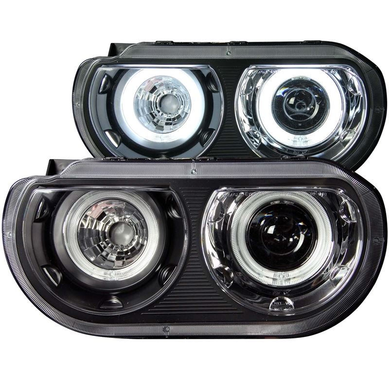 ANZO 2008-2014 Dodge Challenger Projector Headligh